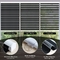 100% Polyester Light Control Zebra Blinds Fabric White Color Waterproof