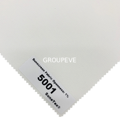 French Window PVC Coated White Polyester Sunscreen Fabrics ASTM G21