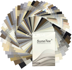 5% Openness Zebra Blinds Polyester Sunscreen Fabric For Windows 50mmx75mm
