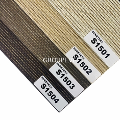 Groupeve'S Rolling Blind Fabrics With Jacquard Zebra Blinds For Hotels