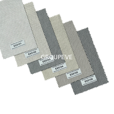 5% Openness Outdoor Solar Screen Exterior Roller Blind Fabrics For Window Treatment