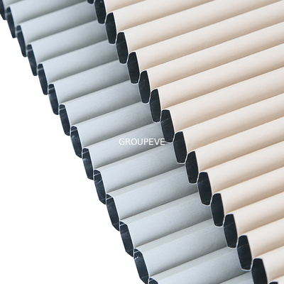 White Red Beige 38mm Nonwoven Honeycomb Blinds Fabric With OEKO-TEX Certificates