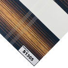 185gsm Dual Roller Zebra Blinds Fabric Width 2.6m 3m Semi Shading