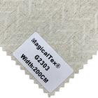 Grey Cream Waterproof Polyester Roller Blind Fabric 140gsm