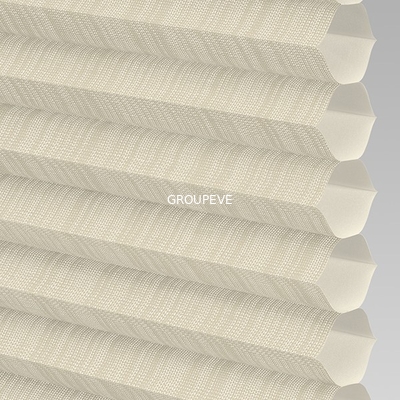 Light Filtering 100% Polyester Non-Woven Honeycomb Blinds Fabric 30mm