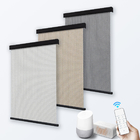 Blackout Polyester Sunscreen Fabric Roller Shades Anti UV