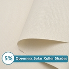 UV Resistance 3% Openness Fiberglass Sunscreen Fabric For Ziptrack Outdoor Blinds