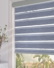Premium Roller Shades Semi Blackout Sunscreen Zebra Blinds Fabric For Home