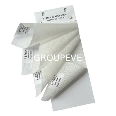 Wholesale 100% Polyester Roman Shutters Window Blind Roller Fabric Between Glass Integral Semi Blackout