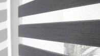 Customized Size Waterproof Room Darkening Zebra Blinds For Office Living Room