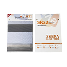 8 Grade Silky Soft Blackout Blinds Shades Zebra Blinds Fabric