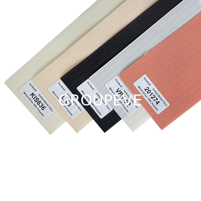 Buy 100% Polyester Vertical Sheer Elegance Roller Blinds Fabric For Window Treatment online manufacture