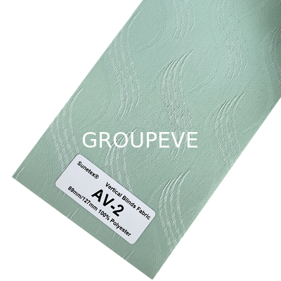 50% Shading Rate Translucent Vertical Blinds Fabric For Window Treatment
