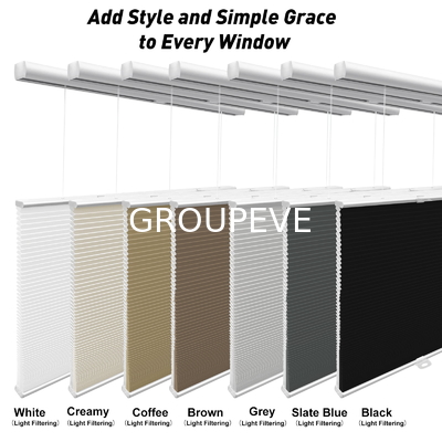 Buy Pleated Blinds Honeycomb Curtains Fabric Blinds Cellular Fabric online manufacture