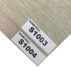 100% Polyester Translucent Sheer 3M Width Zebra Fabrics For Window Treatment
