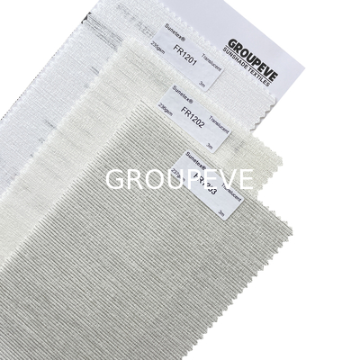 Plain Blackout Fire Retardant Roller Blind Fabrics For Window Treatment