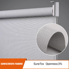 Design Polyester Pvc Sun Shade Roller Blind For Windows Sunscreen Fabric
