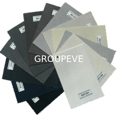 Plain 1% Openness Sunscreen Roller Fabric For Office And Project Indoor Polyester