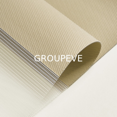 Polyester One Way Electric Blackout Roller Fabric Blinds Shades For Windows