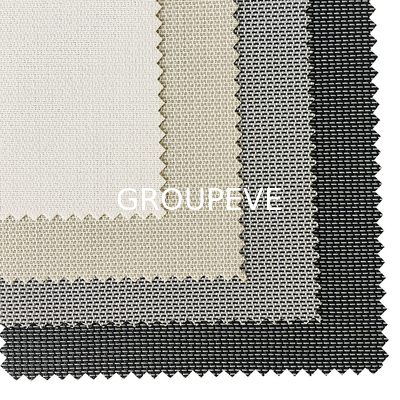 3% Openness Colorful Screen Roller Blinds Fabrics For Window Decor
