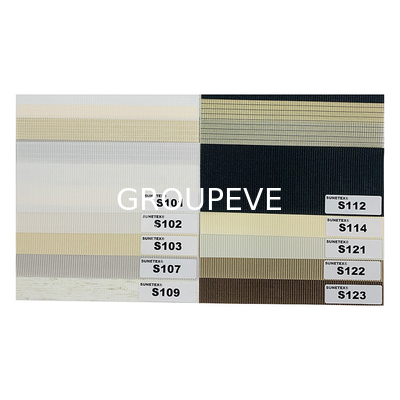 Day And Night Semi Blackout Zebra Roller Blinds Fabric