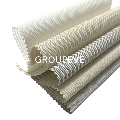 3M Width 5% Openness Sunscreen Zebra Roller Blinds Fabrics For Window Treatment