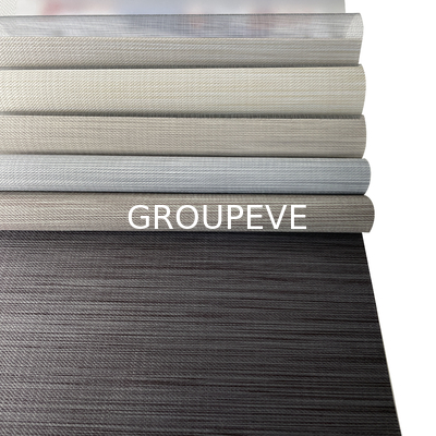 High Quality 3M Width 100% Blackout Polyester Day And Night Roll Up Blinds Fabrics For Wholesale