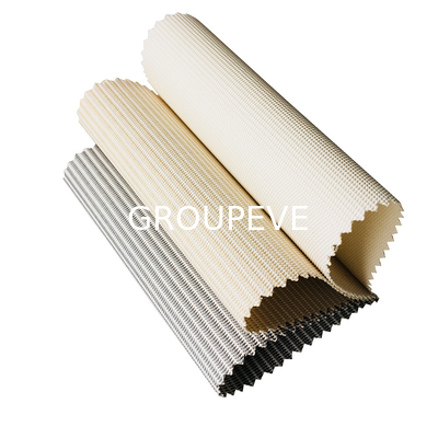 1% Openness Sunscreen Fabric Waterproof Flame Retardant Polyester Plain Roller Blind Fabric