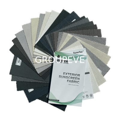 Outdoor Sun Shade Fabric Blinds Shades External 5% Openness Sunscreen Fabrics