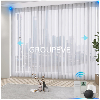Manufacture Modern High Quality Curtains Motorized Vertical Sheer Blinds For Windows