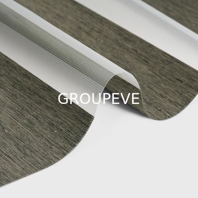 High Quality 3m Width Translucent Duo Roller Up Blinds Fabrics For Home Decoration
