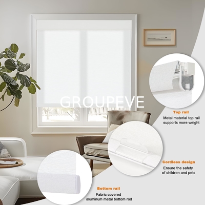 Buy Black Blackout Roller Solar In Window Electric Blinds Motor Roller Shades Fabric online manufacture