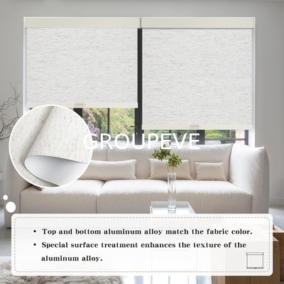 Roller Blinds Blackout Fabric PVC Vinyl Fiberglass Roller Blinds Blackout Fabric