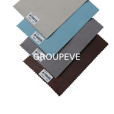 Buy White Coating Fire Retardant Blackout Roller Blind Fabrics 330g Roll Length 40m for Hotel Window Coverings online manufacture
