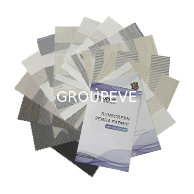 Buy Ready Stock 5% Openness Fire-proof Sunscreen Duo Roller Up Blinds Fabrics online manufacture