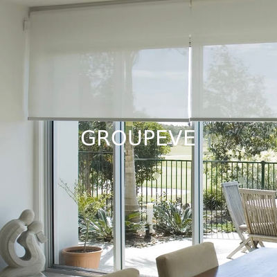 buy Blackout Roller Window Blinds Black Sun‑Blocking Room Darkening Roller Shades online manufacture