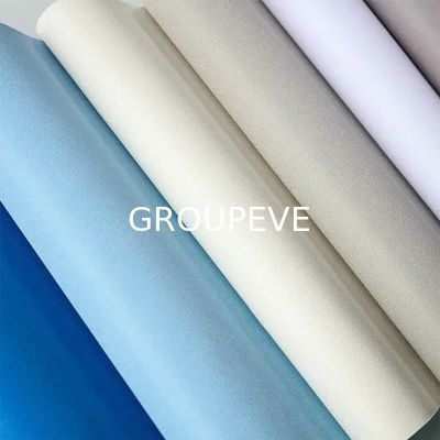 340GSM Blackout Roller Shade Fabric for French Window with Upper Open Mechanism