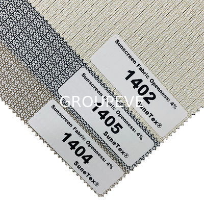 Polyester PVC Openness 4% Roller Blind Fabric Sunshade Solar Screen Sunscreen Fabric