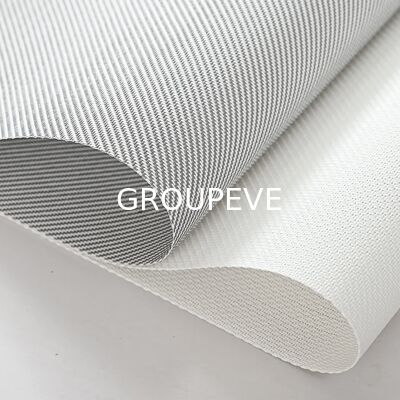 Waterproof Eco-Friendly 420GSM Polyester Sunscreen Fabric for Roller Shades