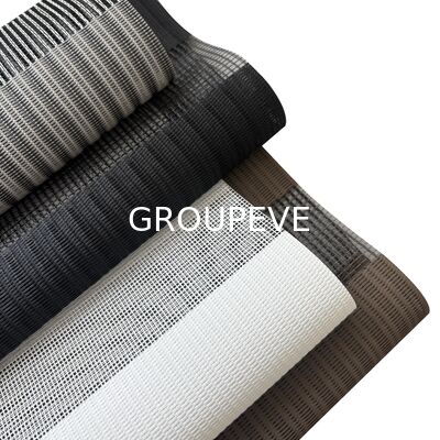 100% Polyester Horizontal Day Night Semi-blackout Zebra Roller Blinds Fabric For Home