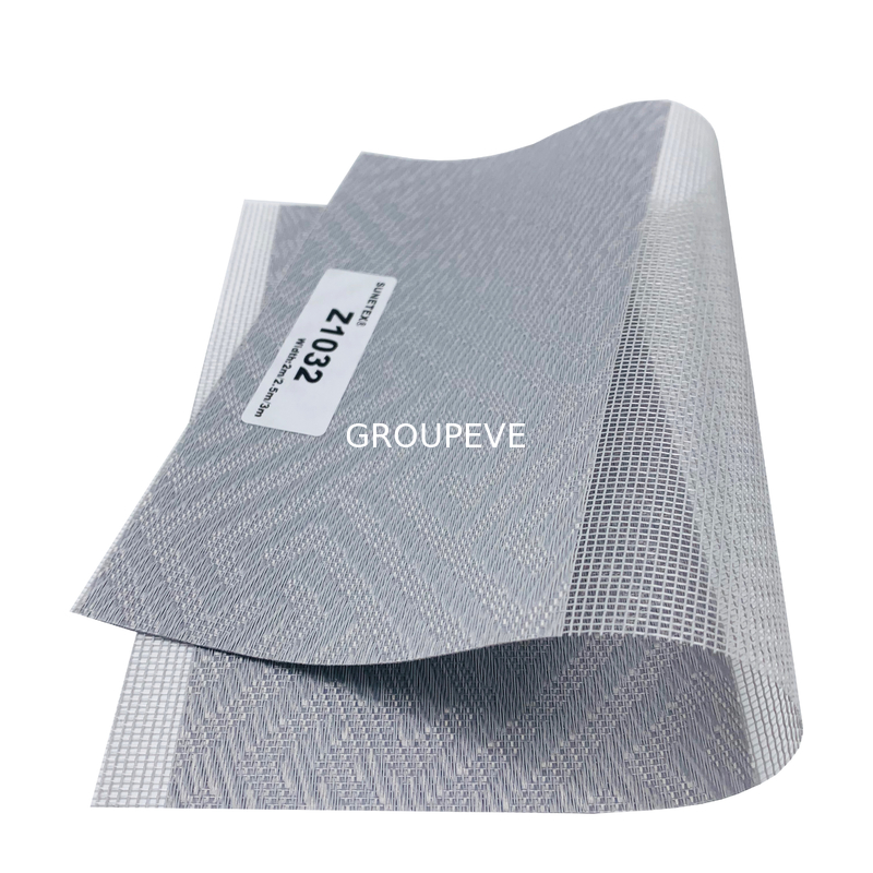 Groupeve Sunscreen Zebra Fabric 0.55mm Combi Blinds Material