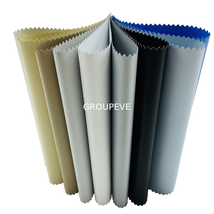 100% Polyester Blackout Fabric For Manual And Motorized Roller Shades Blinds