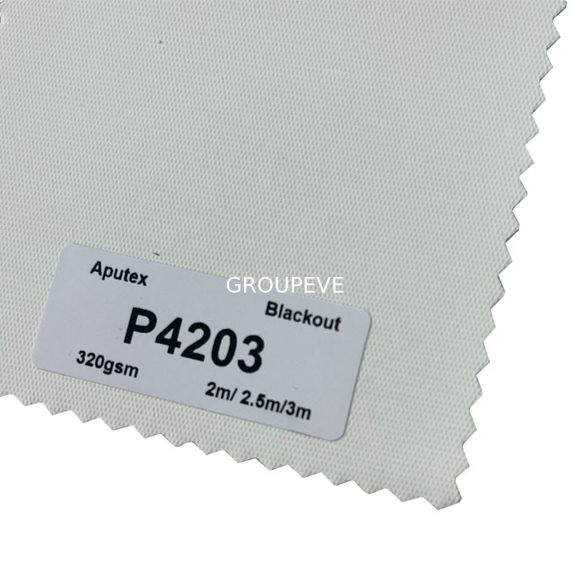 320g 100% Polyester Custom Opaque Roller Blinds Fabrics For Home Decor