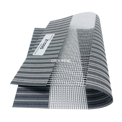 Good price 328GSM Antibacterial Sunscreen Zebra Fabric B1 Grade White Beige Gray online