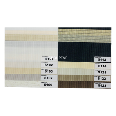 Good price 100% Polyester Layer Zebra Roller Blind Fabric For Home Fashion online