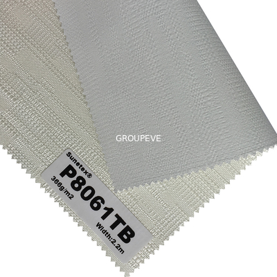 Good price White Beige 100% Polyester Roller Blind Fabrics For Windows 355g online