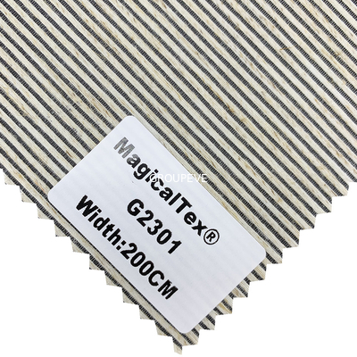 Good price Grey Cream Waterproof Polyester Roller Blind Fabric 140gsm online