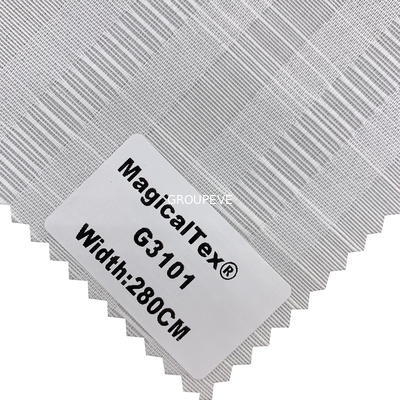 Good price 220gsm Semi Blockout White Polyester Roller Fabric Blackout Rate 50% online