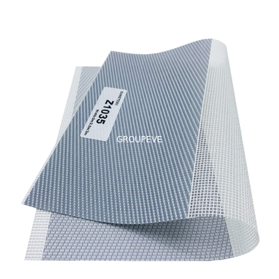 Good price Openness 5% Shutter Shades Grey Zebra Roller Blinds Fabric ASTM G21 online