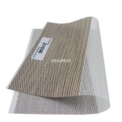 Good price Roll Up Venetian Motorized Sunscreen Zebra Fabric Blinds ISO 105 B02 online